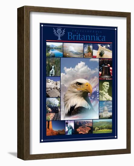 America the Beautiful-Encyclopaedia Britannica-Framed Art Print