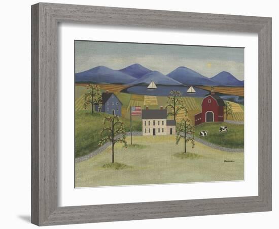 America the Beautiful-Wendy Russell-Framed Art Print