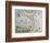 America-Gerardus Mercator-Framed Giclee Print