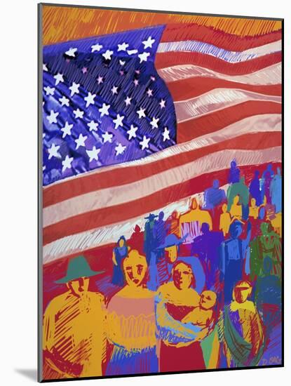 America-Diana Ong-Mounted Giclee Print