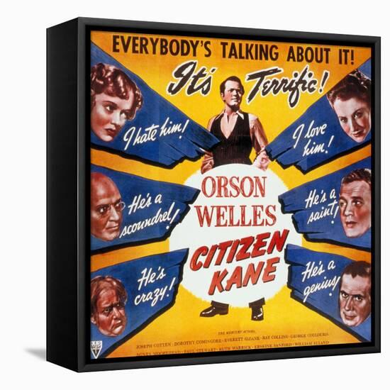 American, 1941, "Citizen Kane" Directed by Orson Welles-null-Framed Premier Image Canvas