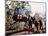 American 4th Battalion, 173rd Airborne Brigade Soldiers Loading Wounded Onto a "Huey" Helicopter-Alfred Batungbacal-Mounted Photographic Print