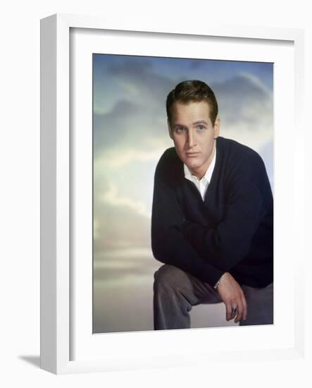 American Actor Paul Newman, Early 60'S-null-Framed Photo