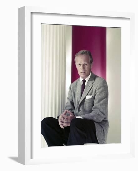 American actor Richard Widmark (1914 - 2008) 1961 (photo)-null-Framed Photo