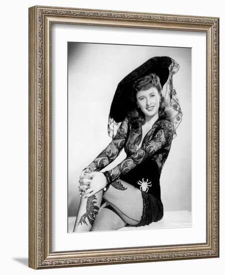 American Actress Barbara Stanwyck (1907-1990) C. 1940-null-Framed Photo