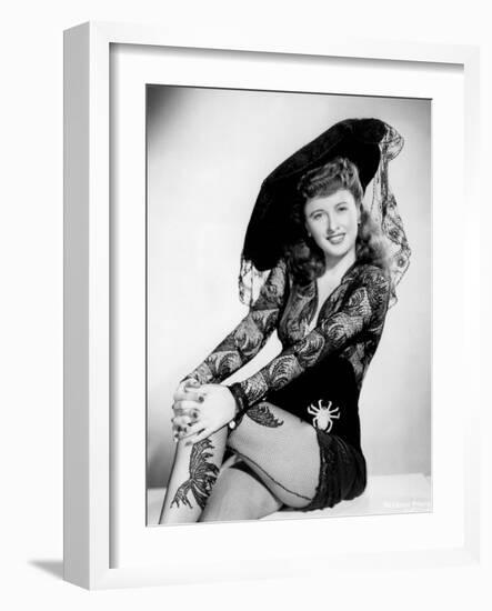 American Actress Barbara Stanwyck (1907-1990) C. 1940-null-Framed Photo