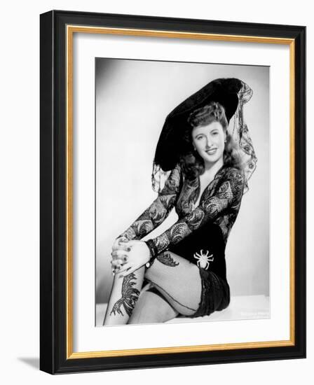 American Actress Barbara Stanwyck (1907-1990) C. 1940-null-Framed Photo