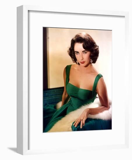 American Actress Elizabeth Taylor C. 1959-null-Framed Photo