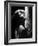 American actress Gloria Swanson (1899 - 1983) 1950 (b/w photo)-null-Framed Photo