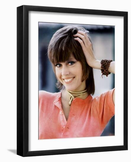 American actress Jane Fonda 1971 (photo)-null-Framed Photo