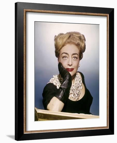 American actress Joan Crawford (1904 - 1977) (photo)-null-Framed Photo