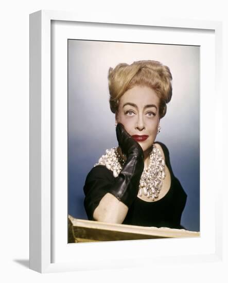 American actress Joan Crawford (1904 - 1977) (photo)-null-Framed Photo