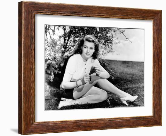 American Actress Lana Turner (1920-1995) in 1938-null-Framed Photo