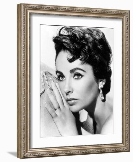 American Actress Liz Taylor C. 1954-null-Framed Photo