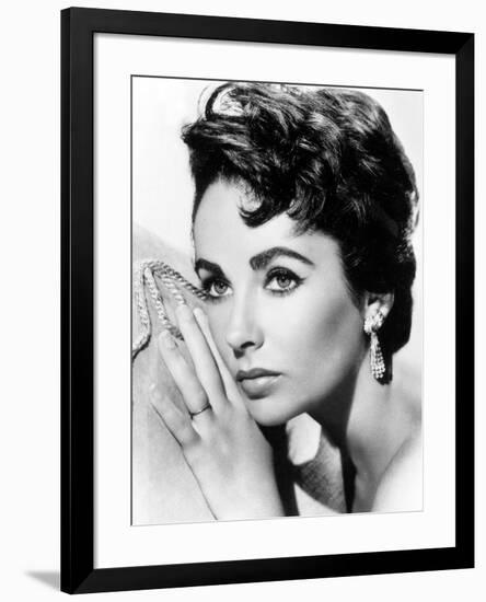 American Actress Liz Taylor C. 1954-null-Framed Photo