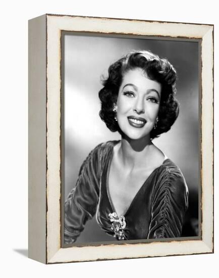 American Actress Loretta Young (1913-2000) C. 1943-null-Framed Stretched Canvas