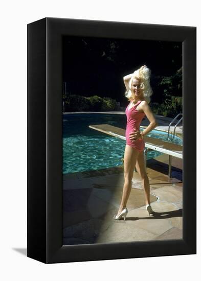 American Actress Mamie Van Doren C. Late 50's-null-Framed Stretched Canvas