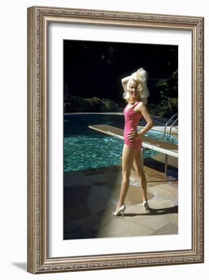 American Actress Mamie Van Doren C. Late 50's-null-Framed Photo