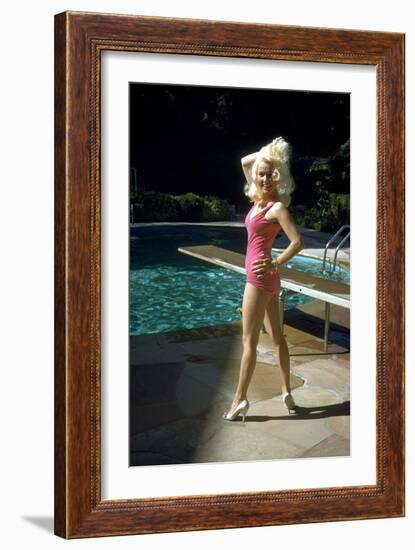 American Actress Mamie Van Doren C. Late 50's-null-Framed Photo