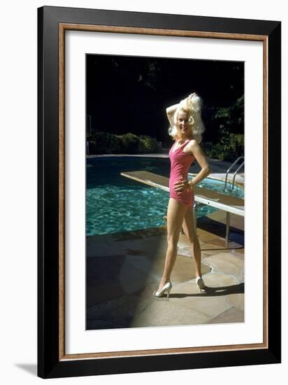 American Actress Mamie Van Doren C. Late 50's-null-Framed Photo