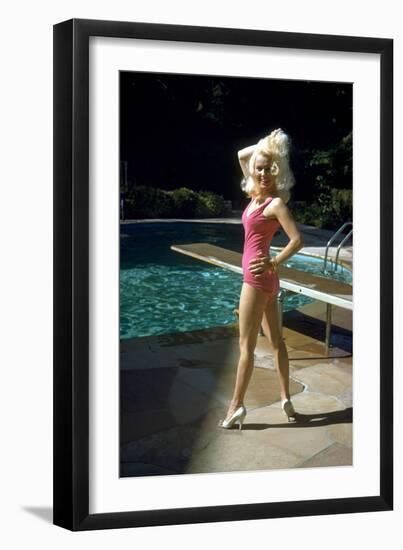 American Actress Mamie Van Doren C. Late 50's-null-Framed Photo