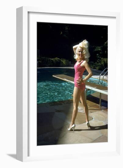 American Actress Mamie Van Doren C. Late 50's-null-Framed Photo