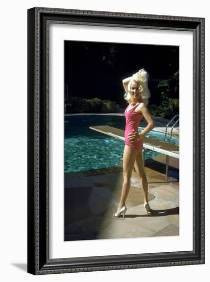 American Actress Mamie Van Doren C. Late 50's-null-Framed Photo