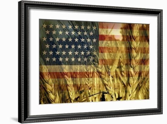 American Agriculture-digitalista-Framed Art Print
