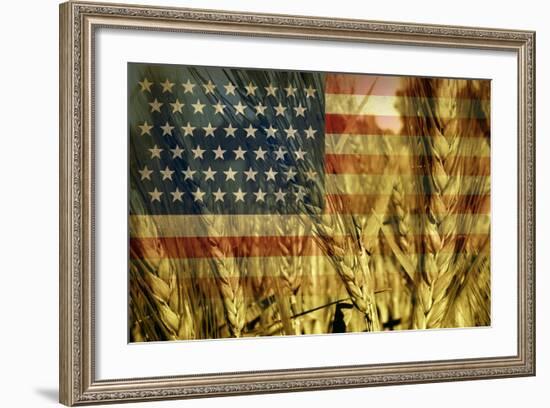 American Agriculture-digitalista-Framed Art Print