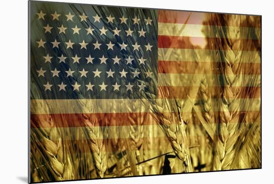 American Agriculture-digitalista-Mounted Art Print