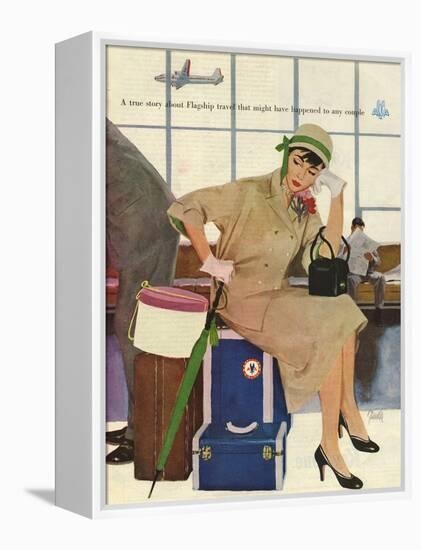 American Airlines, Al Parker, 1953, USA-null-Framed Premier Image Canvas