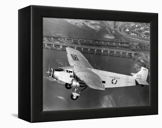 American Airlines Ford Tri-Motor Airplane, 1966-null-Framed Stretched Canvas