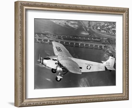 American Airlines Ford Tri-Motor Airplane, 1966-null-Framed Photo