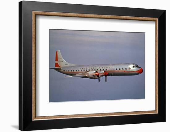 American Airlines Lockheed Electra Turbo-Prop 1966-null-Framed Photographic Print