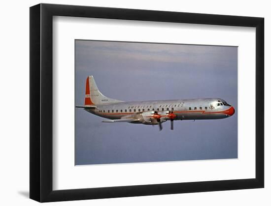 American Airlines Lockheed Electra Turbo-Prop 1966-null-Framed Photographic Print