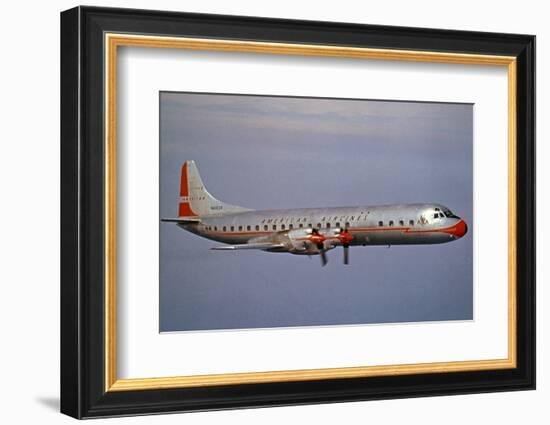 American Airlines Lockheed Electra Turbo-Prop 1966-null-Framed Photographic Print