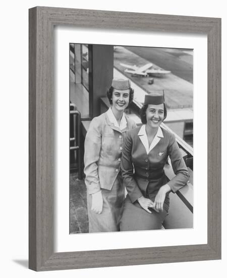 American Airlines Stewardesses-Peter Stackpole-Framed Photographic Print