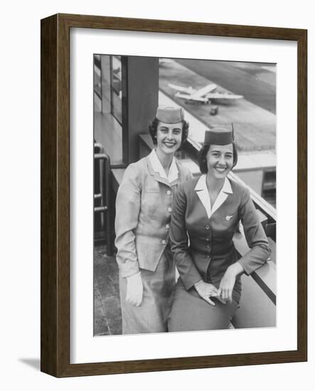 American Airlines Stewardesses-Peter Stackpole-Framed Photographic Print