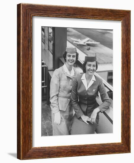 American Airlines Stewardesses-Peter Stackpole-Framed Photographic Print