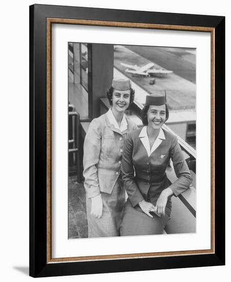 American Airlines Stewardesses-Peter Stackpole-Framed Photographic Print