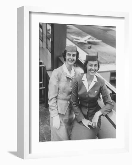 American Airlines Stewardesses-Peter Stackpole-Framed Photographic Print