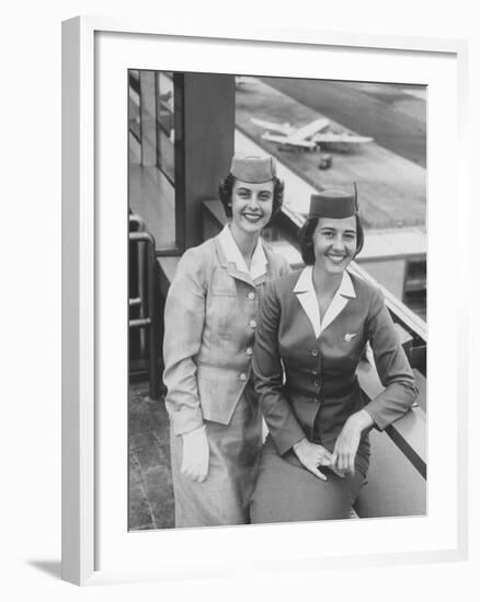 American Airlines Stewardesses-Peter Stackpole-Framed Photographic Print