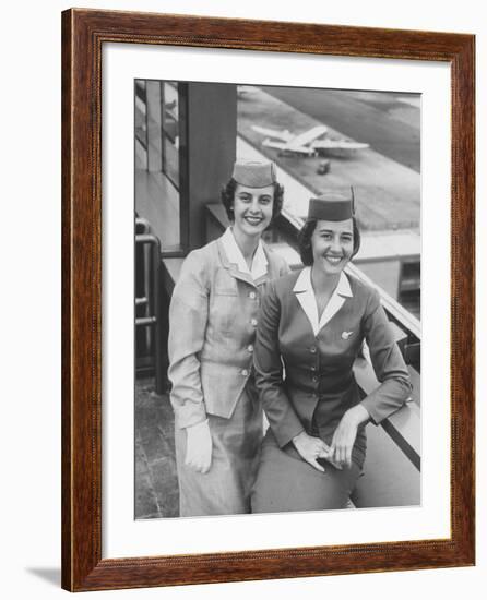 American Airlines Stewardesses-Peter Stackpole-Framed Photographic Print