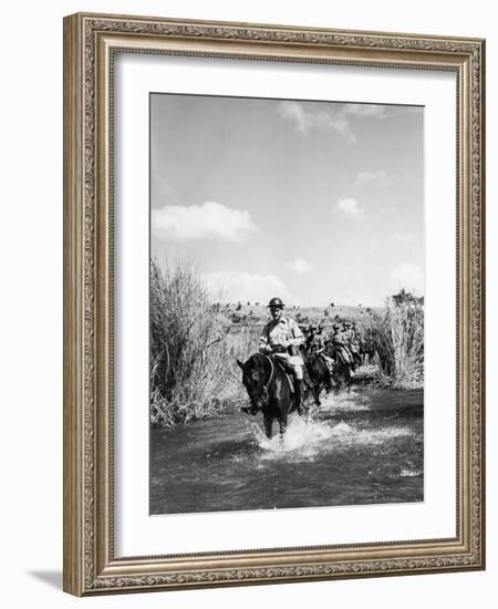 American and Filipino Preparations and Training Just Prior to War with Japan, 1941-Carl Mydans-Framed Photographic Print