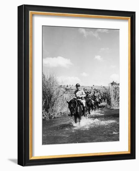 American and Filipino Preparations and Training Just Prior to War with Japan, 1941-Carl Mydans-Framed Photographic Print