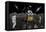 American Apollo Astronauts on the Lunar Surface-null-Framed Stretched Canvas