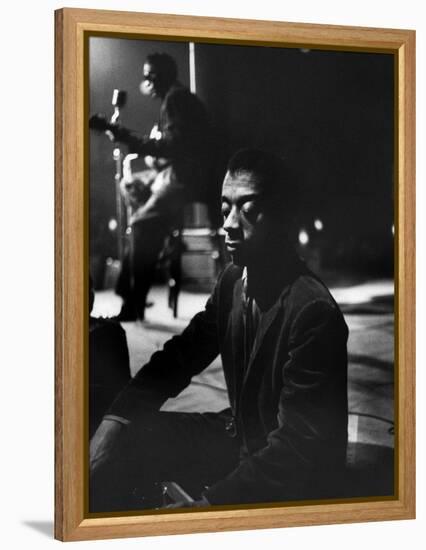 American Author James Baldwin-Carl Mydans-Framed Premier Image Canvas