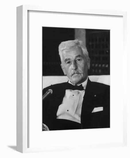 American Author William Faulkner-Carl Mydans-Framed Premium Photographic Print