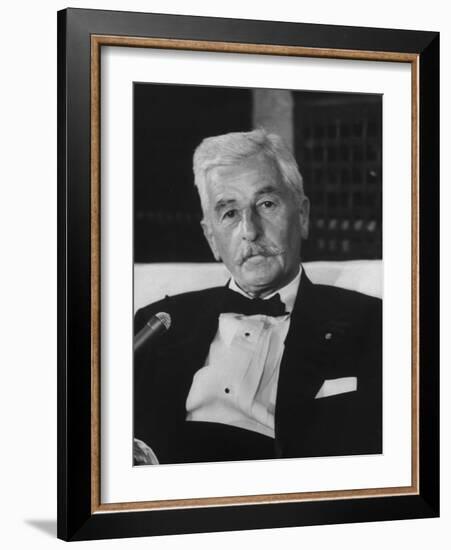 American Author William Faulkner-Carl Mydans-Framed Premium Photographic Print