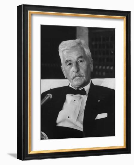 American Author William Faulkner-Carl Mydans-Framed Premium Photographic Print